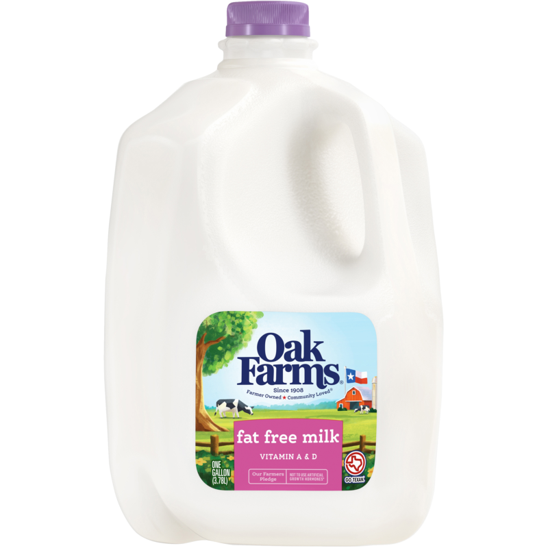 Fat-Free Milk Plastic Gallon