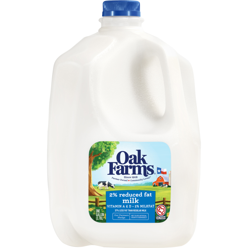 2% Reduced-Fat Milk Plastic Gallon