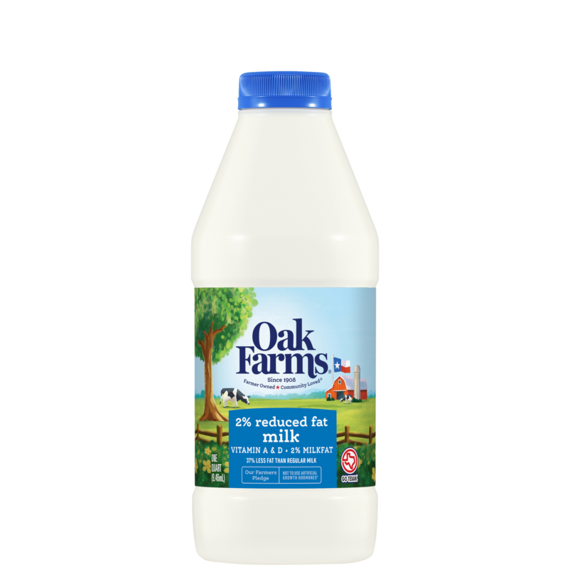 2% Reduced-Fat Milk Plastic Quart