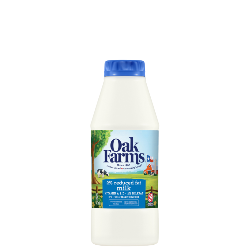 2% Reduced-Fat Milk Plastic Pint